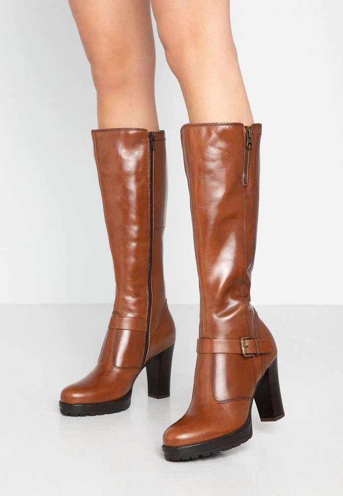 Botte ANNA FIELD Anna Field Leather Boots Marron Femme | VQN-7889557